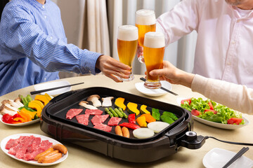 家族で乾杯