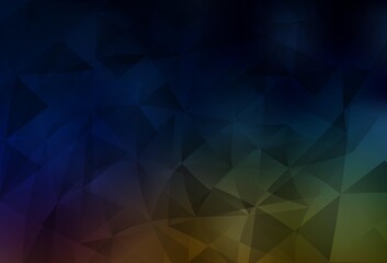Obraz premium Dark Multicolor vector template with crystals, triangles.