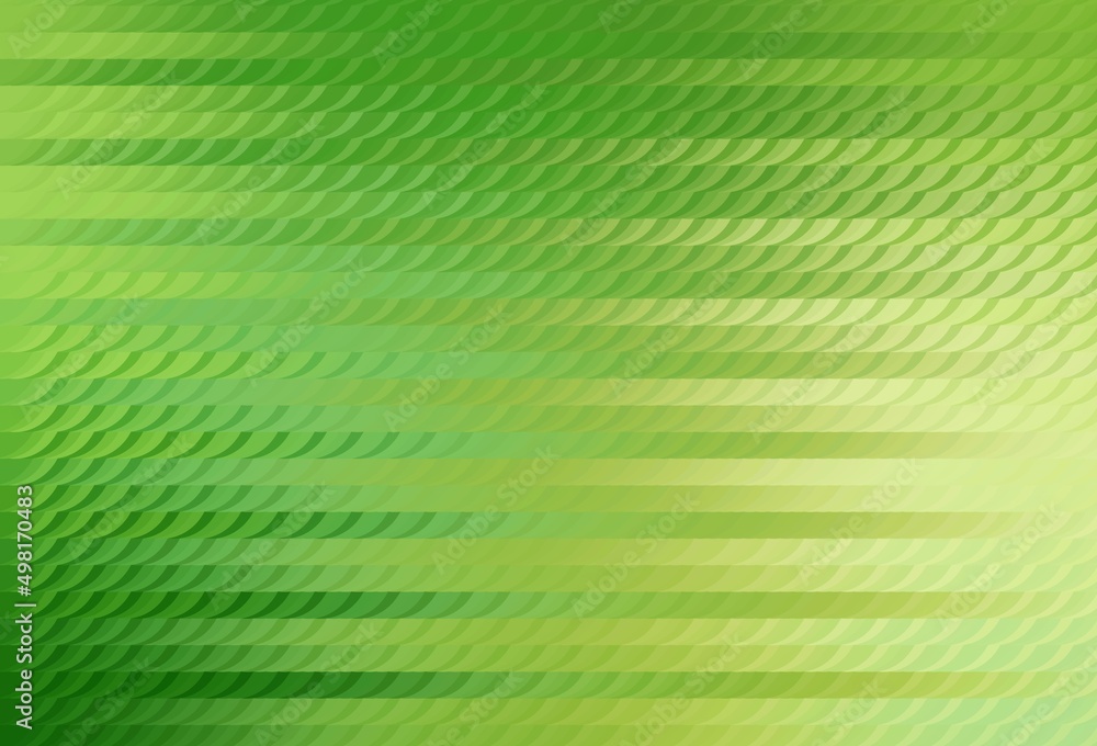 Poster light green, yellow vector pattern with random forms.