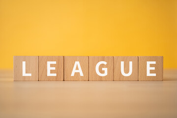 リーグのイメージ｜「LEAGUE」と書かれた積み木