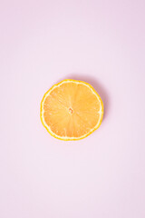 Fresh Citrus Fruit. Lemon, Orange, Mandarin, Grapefruit on Solid White Colored Background.