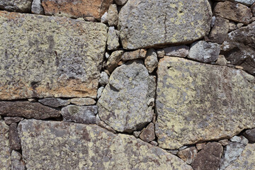 stone wall of Japanese Castle,石垣