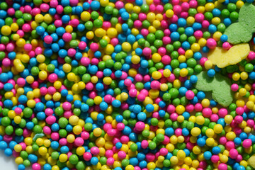 Fototapeta na wymiar Colorfull sprinkles , Easter decor