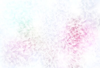 Light Pink, Yellow vector low poly background.