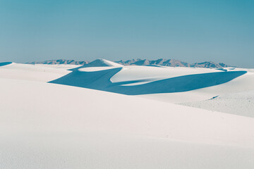 Obraz na płótnie Canvas White Sands National Park in March