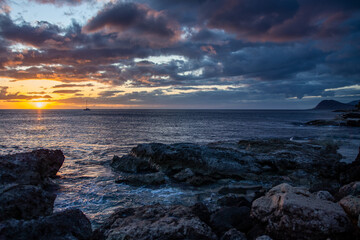 Fototapeta premium Dark Sunset