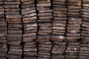 Weathered wood planks closeup backdrop