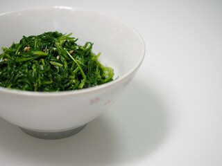 한국음식 참 나물, 요리, 식사