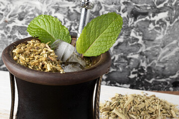 Focus on Brazilian tea called Tereré.