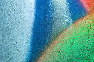 Beautiful bright colorful street art graffiti background. Abstract creative spray drawing fashion colors painting on the walls of the city. Urban Culture, aerosol texture