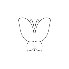 Fototapeta premium butterfly icon design