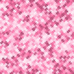 Seamless colorful pattern with puzzles, jigsaw, childrens pattern background