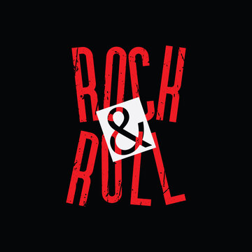 Rock and roll t-shirt and apparel design