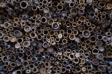 bamboos trypophobia 集合体恐怖症の人にとっては恐ろしいデザイン
