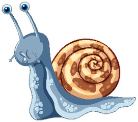 Isolated snail cartoon character © GraphicsRF