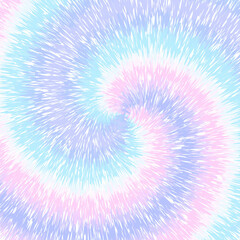 Abstract pastel swirl background. Tie dye pattern.