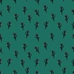 Flowers Vector ilustration seamless patern.Great for textile,fabric,wrapping paper,and any print.