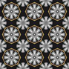 Floral Ceramic Tile Seamless Pattern