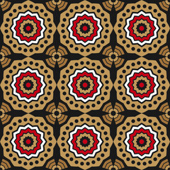 Retro Seamless Vector Pattern Design
