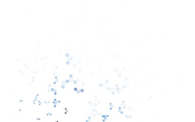 Fototapeta na wymiar Light Gray vector background with bubbles.