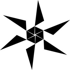 Abstract Black seamless pattern.Seamless geometric ornament based on traditional islamic art.Great design for fabric,textile,cover,wrapping paper,background. Average thickness lines.Modern geometric.