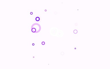 Light Purple vector layout with circle shapes.