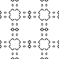 Abstract Black White Seamless pattern. Modern stylish texture with Bold stripes. Geometric abstract background.Cute abstract geometric shape pattern design in black and white. Repeat seamless.