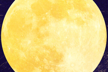 背景 満月 スーパームーン 秋