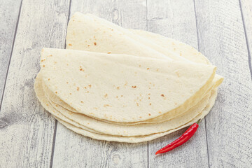 Mexican Tortilla circle bread for cooking