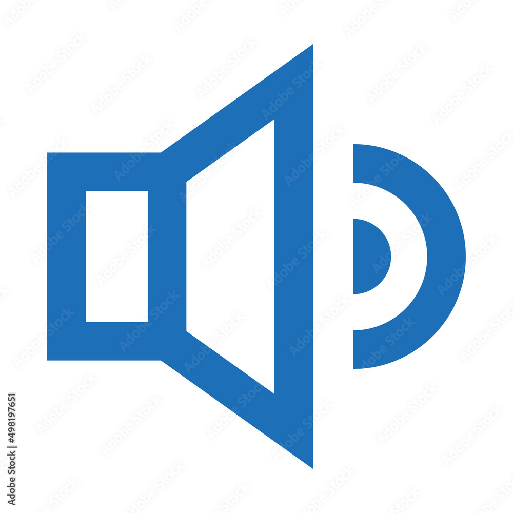 Poster ui line icon sound button