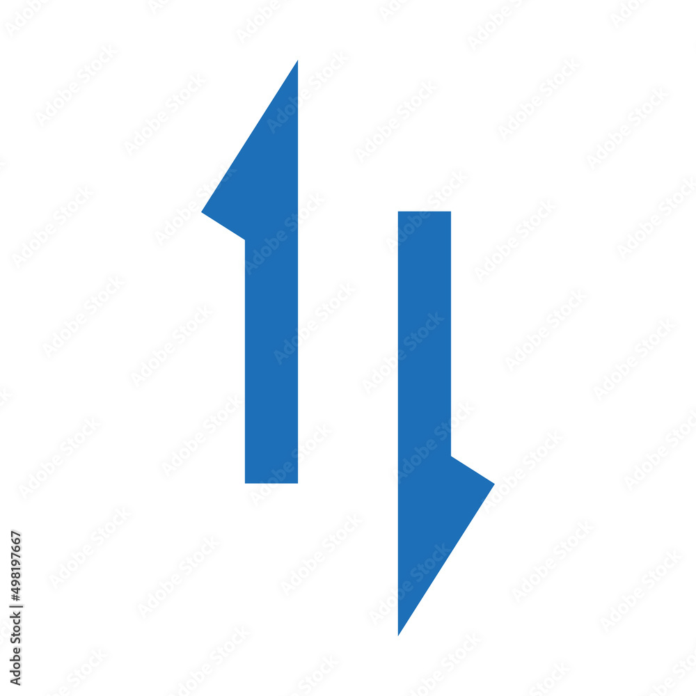 Poster ui line icon data transfer button