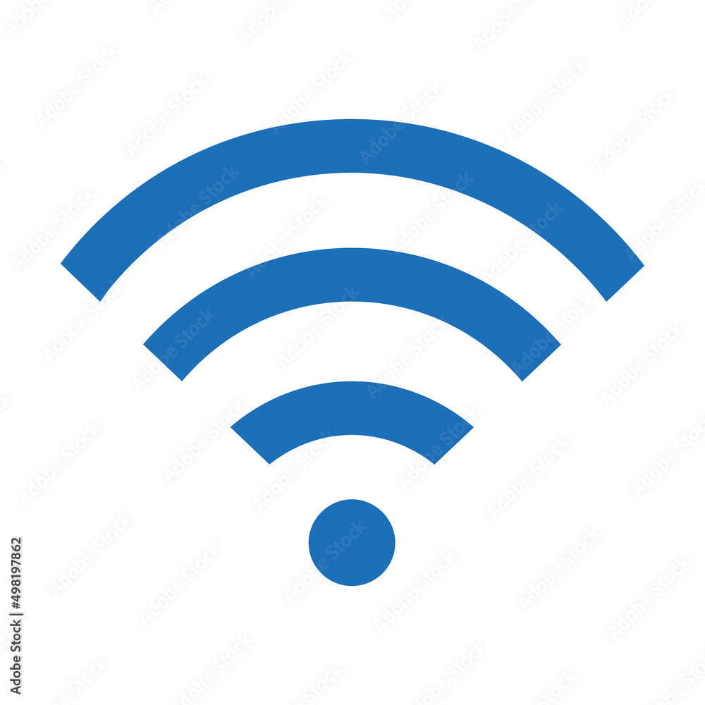 Poster ui line icon wi-fi internet button