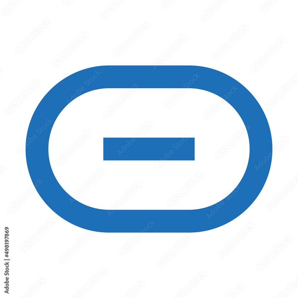 Aufkleber ui line icon link button
