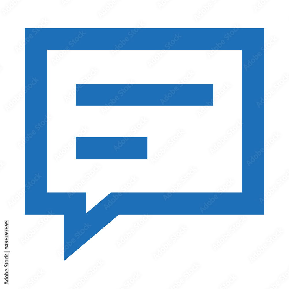 Poster ui line icon talk communication button