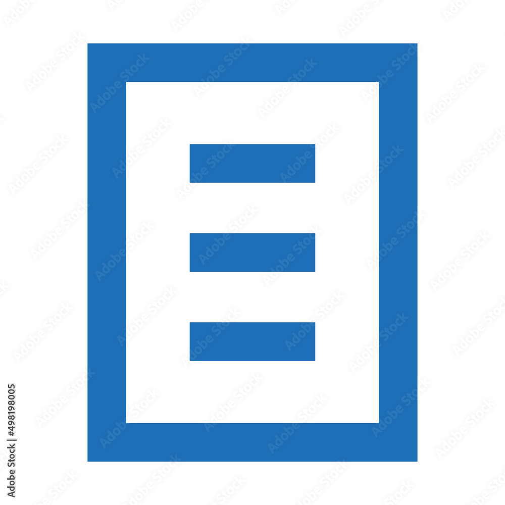 Poster ui line icon document button