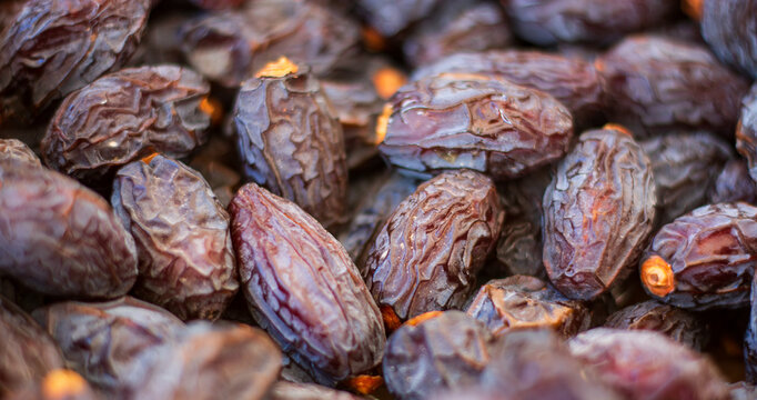 dried dates in the souk of the old town