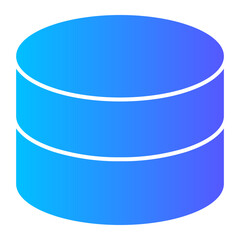 data storage gradient icon