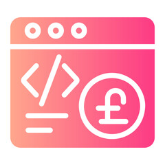 income gradient icon