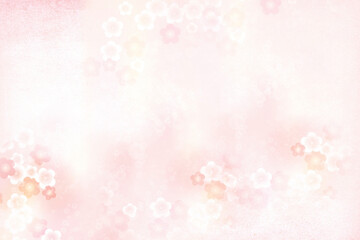 ピンクの桃色背景 春 ふんわり 壁紙