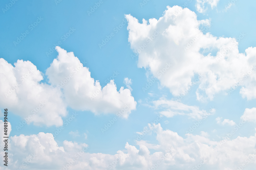 Wall mural cloudy sunny sky good for compositing backgrounds with photoshop