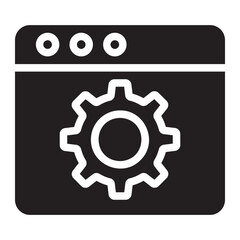 settings glyph icon