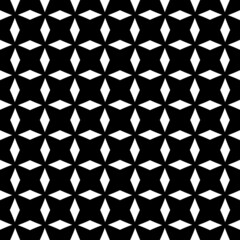 Geometric pattern memphis style background. Seamless abstract vector black and white pattern.Abstract geometric hexagonal graphic design print. Classic Art Deco seamless pattern. Abstract retro vector