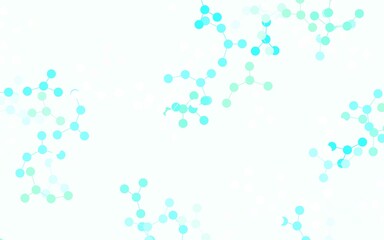 Light Green vector template with artificial intelligence structure.