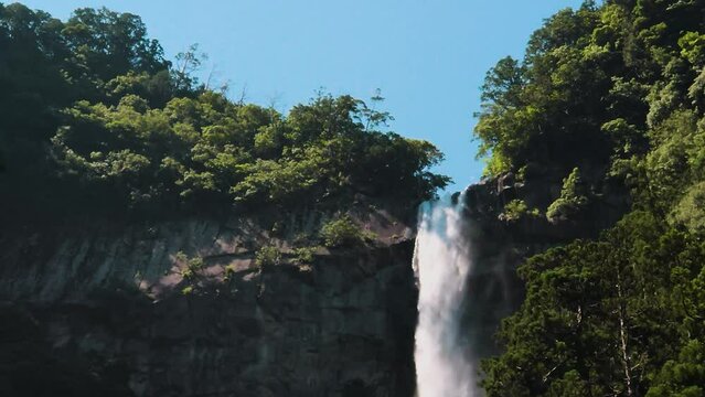 The highest waterfall in Japan is Nachi Falls