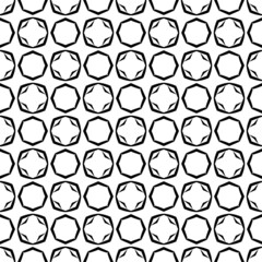 Naklejka na ściany i meble Modern stylish graphic geometric black and white backdrop.Tibetan scallop tile ornament in black and white..Digital image with a psychedelic stripes.abstract classical. Modern stylish texture.
