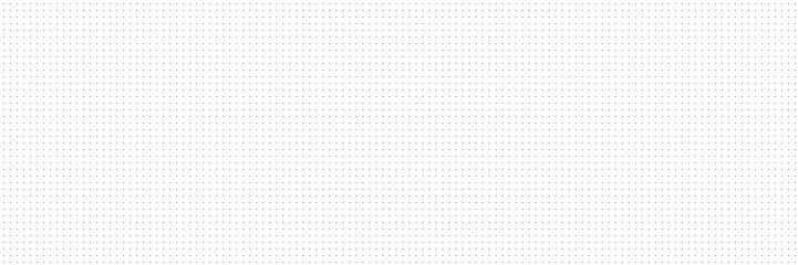 Fototapeta Dotted grid seamless pattern for bullet journal. Black point texture. Black dot grid for notebook paper. Vector illustration on white background. obraz
