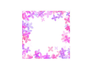 Flowers Frame Background