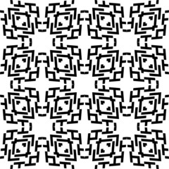 Fototapeta premium Abstract vintage geometric wallpaper pattern seamless background.Modern scandinavian style.Abstract classical background in black and white color.abstract texture, monochrome fashion design.