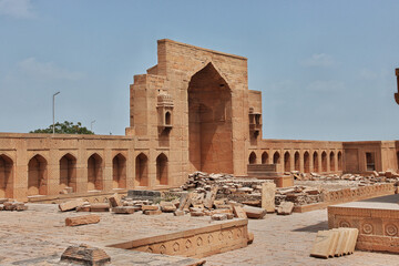 Makli Necropolis, vintage tombs in Thatta, Pakistan