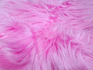 bright pink soft plush fur background